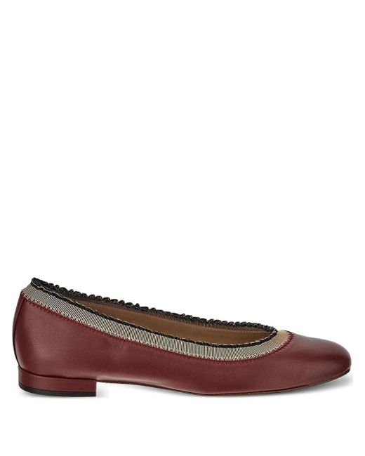 Ulla Johnson Brown Poline Ballerina Shoes
