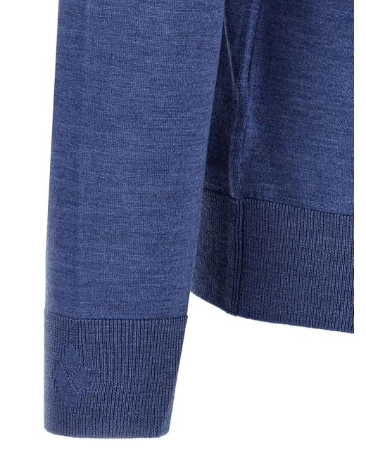 Ballantyne Blue Crew-Neck Jumper for men