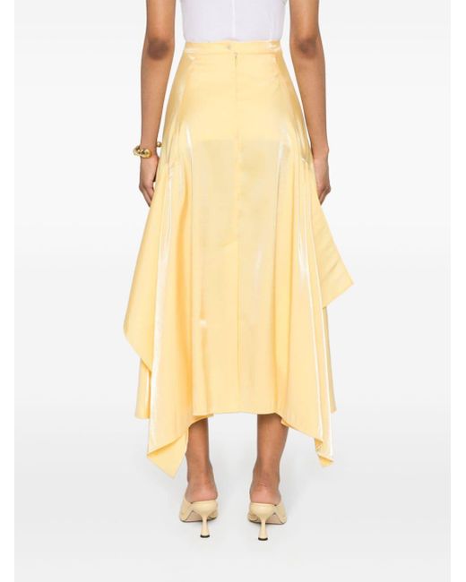 Aeron Yellow Capel Midi Skirt