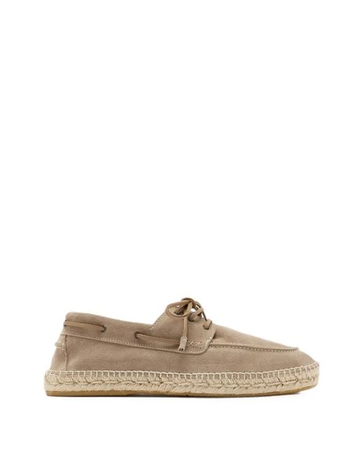 Forsa White Enzo Lace-Up Espadrilles for men