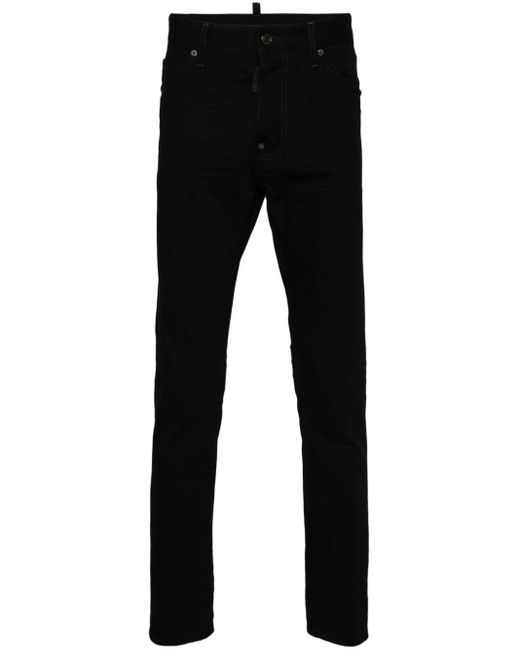 DSquared² Black Cool Guy Slim-fit Jeans for men