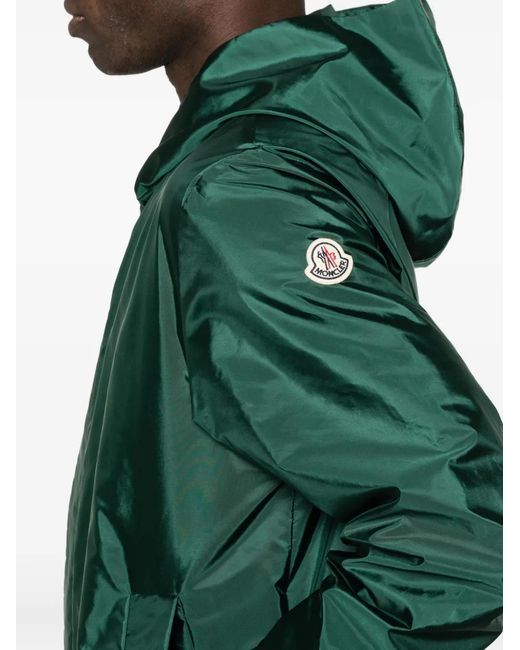 Moncler Green Grandans Hooded Jacket for men