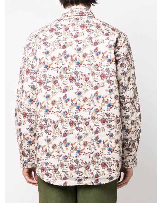 Isabel Marant Multicolor Floral-Print Cotton Shirt Jacket for men