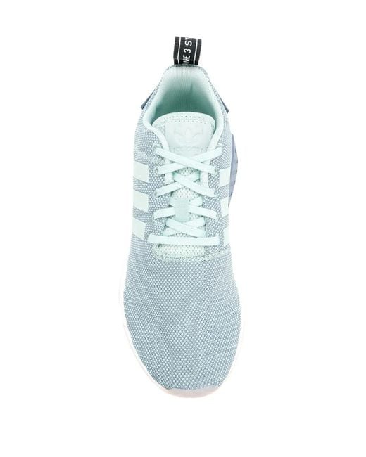 Adidas Green Nmd_R2 Low-Top Sneakers