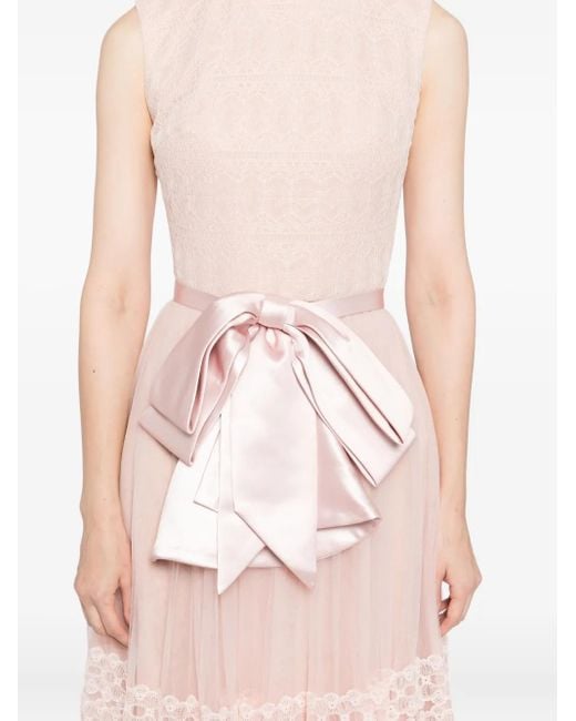 Saiid Kobeisy Pink Lace Dress