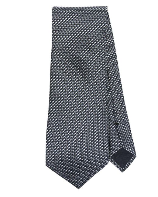 Corbata de seda de sarga Tom Ford de hombre de color Gray