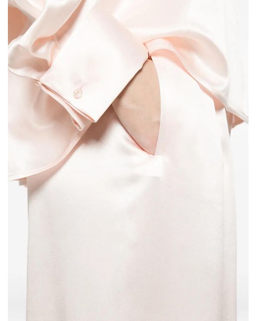 Ermanno Scervino White Elasticated-Waistband Trousers