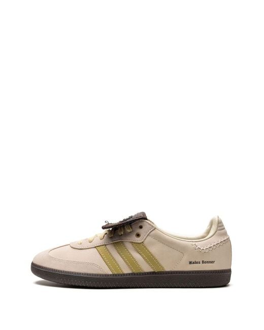 Adidas Brown X Wales Bonner Samba "cream/ Yellow" Sneakers