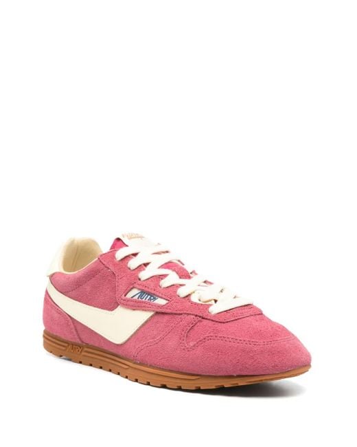 Autry Pink Windspin Low Wom Sneaker