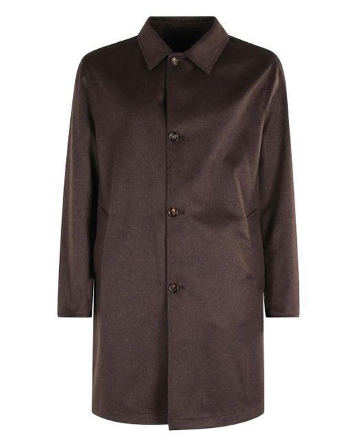 KIRED Brown Button-Fastening Jacket for men