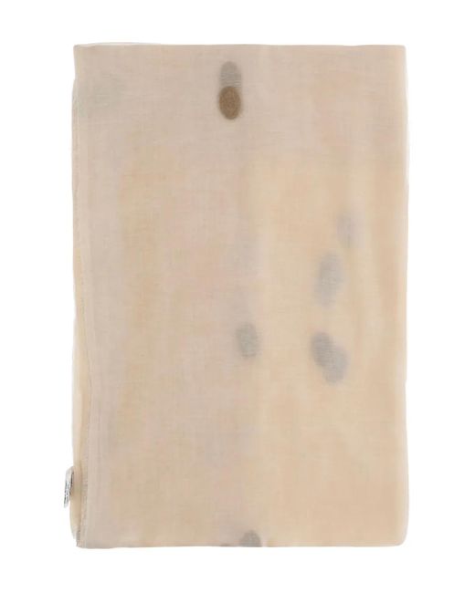 Faliero Sarti ポルカドット スカーフ Natural