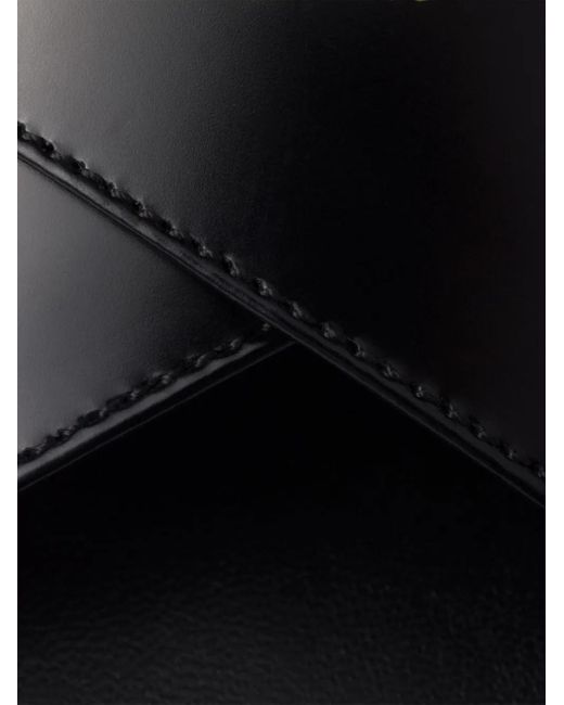 Prada Black Cross-Strap Sandals