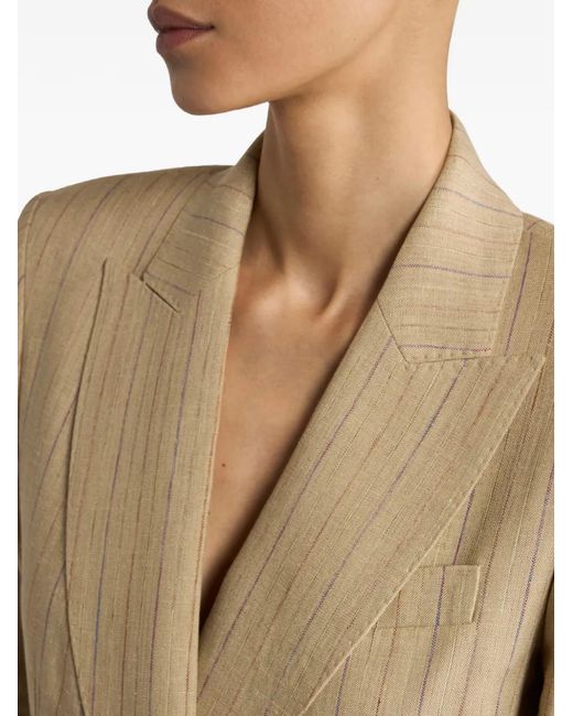 Etro Natural Striped Blazer