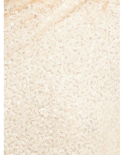 Day Birger et Mikkelsen Natural Kleid Mit Pailletten