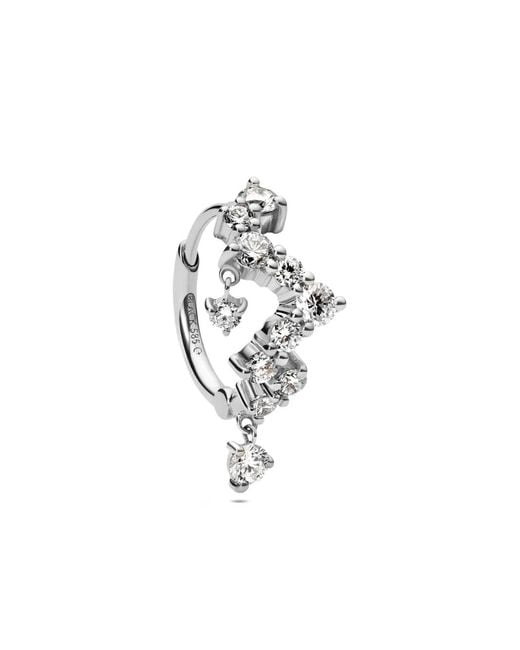 Maria Black White 14K Recycled Sky Lab-Grown Diamonds Earring