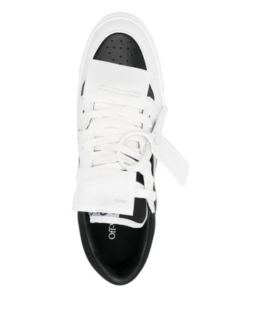 Off-White c/o Virgil Abloh White Out Of Office Leather Arrows-Motif Sneakers for men