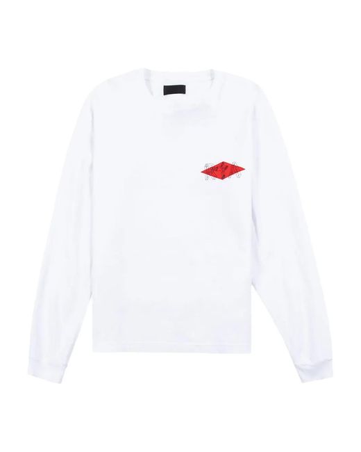 RTA White Long-Sleeve Sweatshirt for men