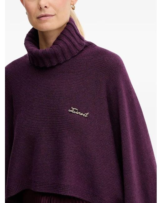 Pull À Logo Twinset en coloris Purple