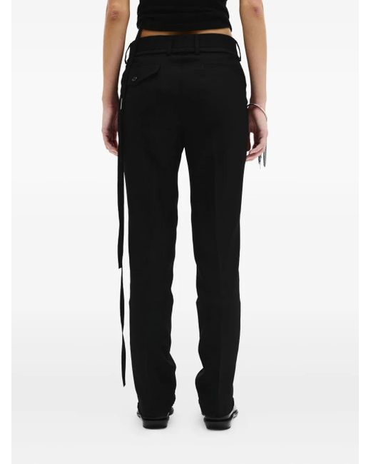 Ann Demeulemeester Ursu Tapered Trousers Black