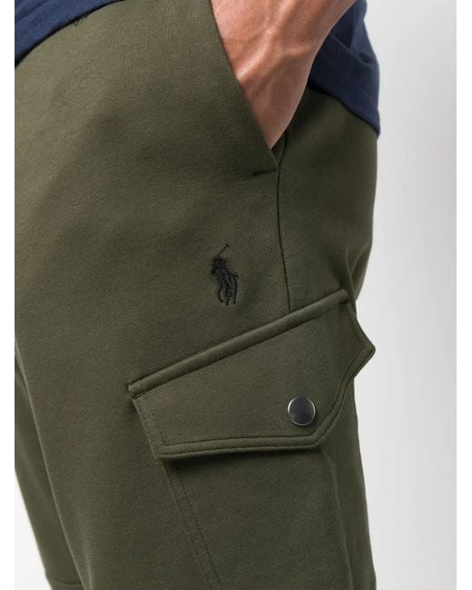 Polo Ralph Lauren Green Cargo Track Pants for men