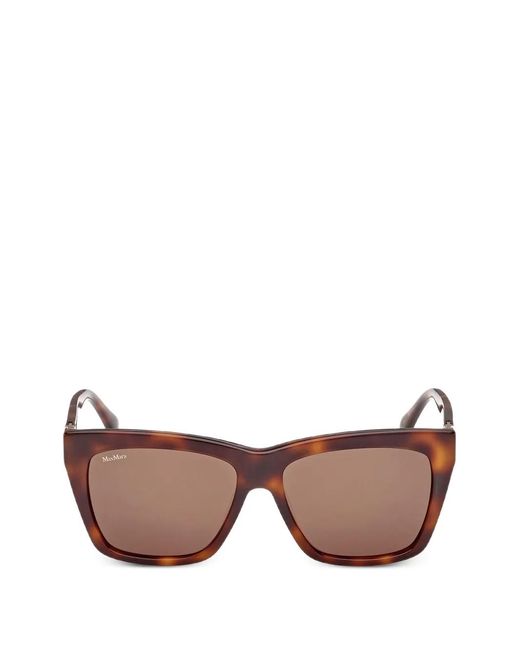 Max Mara Eyewear Pink Square-Frame Sunglasses