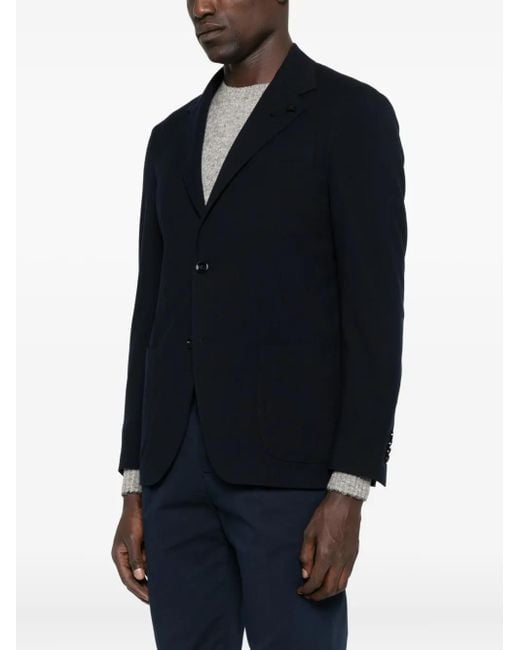 Lardini Black Two-Button Blazer for men
