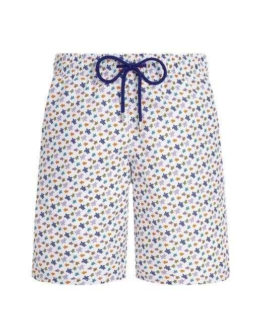 Vilebrequin Blue Short De Bain À Imprimé Ronde Des Tortues for men