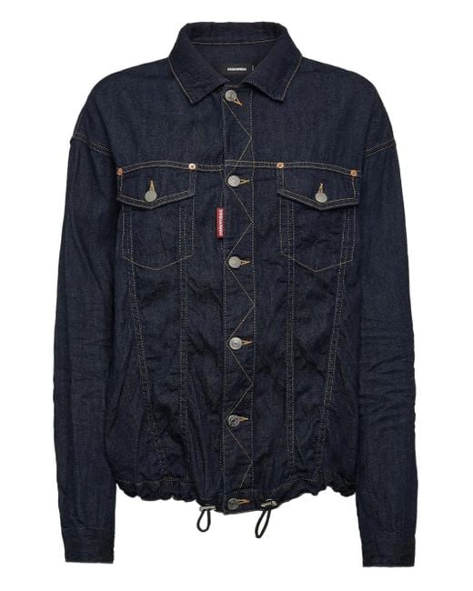 DSquared² ロゴタグ シャツ Blue