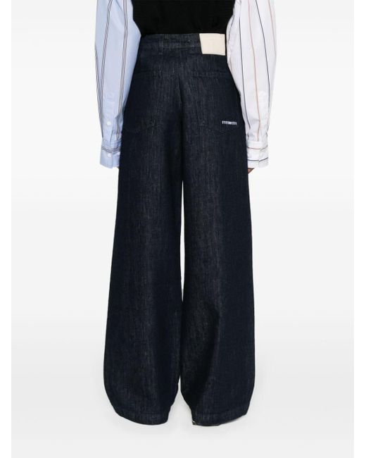 Societe Anonyme Blue Marlene Wide-leg Jeans