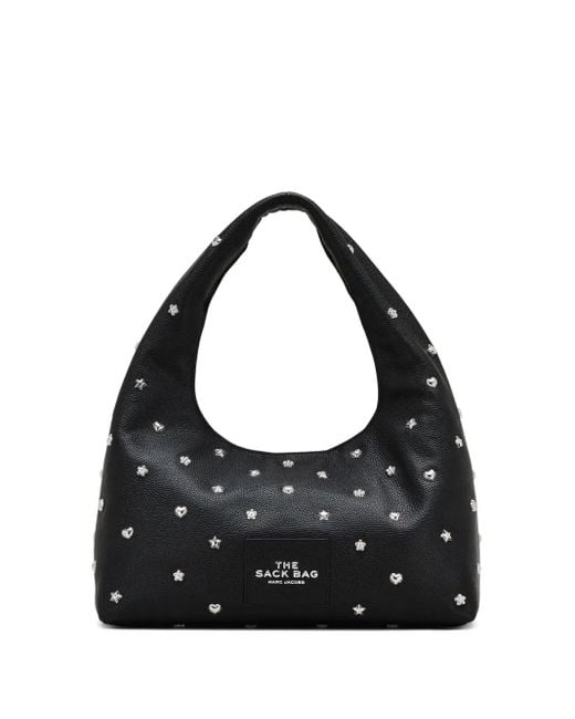 Marc Jacobs Black Mini Sack Studs Leather Bag
