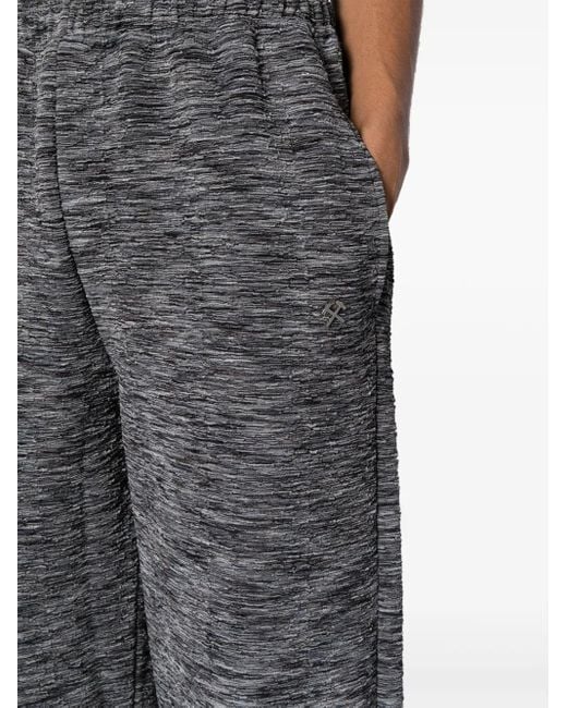 GmbH Gray Mélange-Effect Track Pants for men