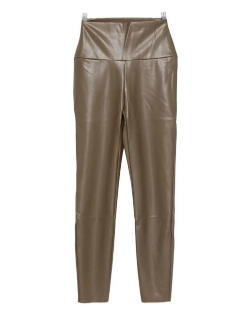 Norma Kamali ハイウエスト レギンス Brown