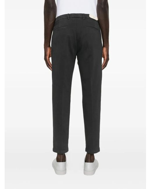 Briglia 1949 Black Pleated-Front Trousers for men