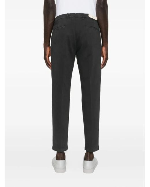 Briglia 1949 Black Pleated-Front Trousers for men