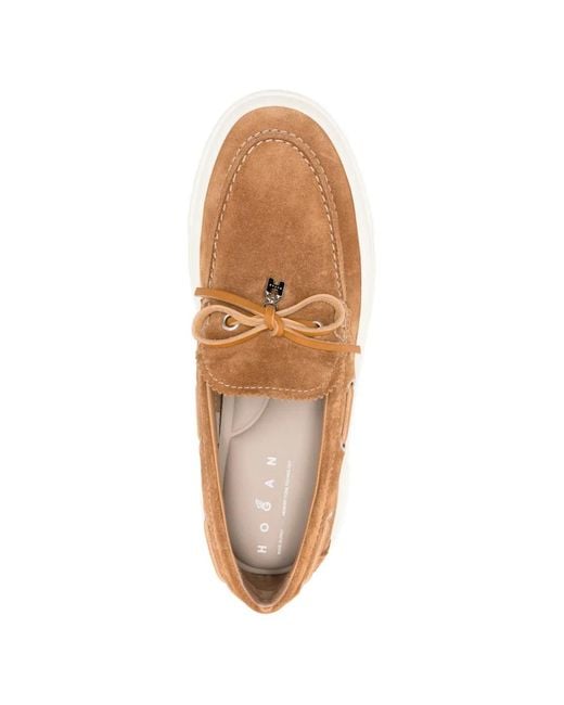 Hogan White Tassel-Detail Suede Loafers