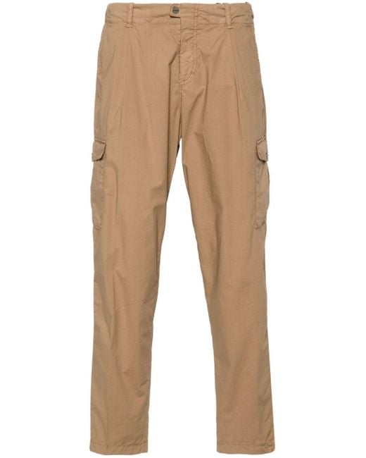 Herno Natural Tapered Cotton Cargo Pants for men