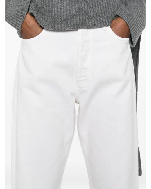 Agolde Jeans Met Vijf Zakken in het White