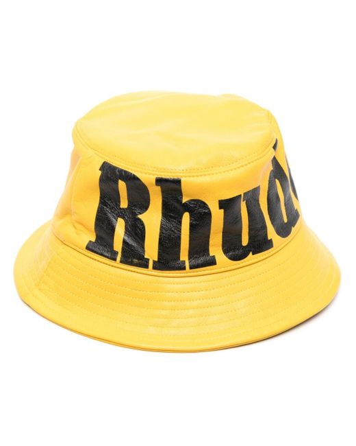 Rhude Yellow Hats for men