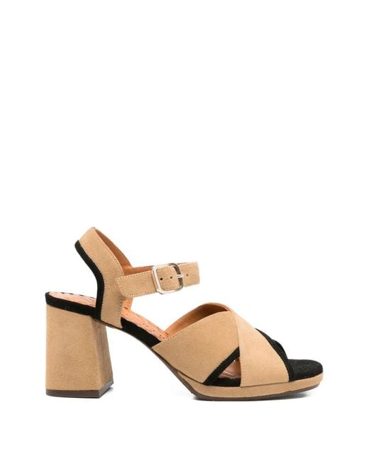 Chie Mihara Natural Oendi Criss-Cross Strap Sandals
