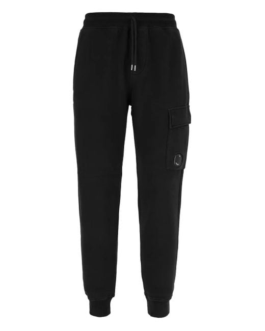 メンズ C P Company レンズディテール トラックパンツ Black