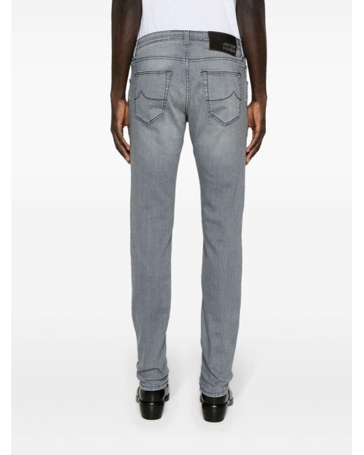Jacob Cohen Nick Skinny-Jeans in Gray für Herren