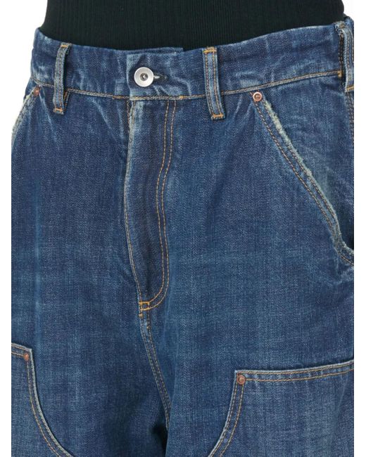 Maison Margiela Blue Utility-Pocket Denim Jeans for men