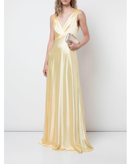 JILL Jill Stuart Natasha Gown in Yellow Lyst UK