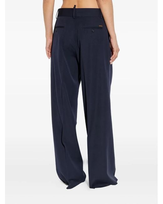 DSquared² Blue Tailored Trousers