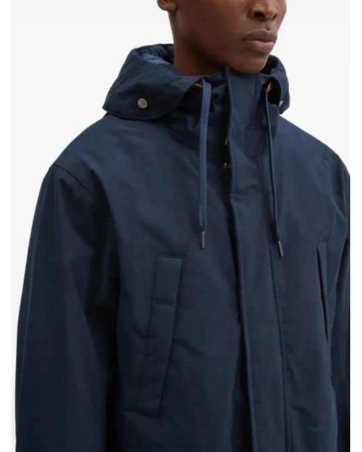 Timberland Blue Parka À Capuche for men