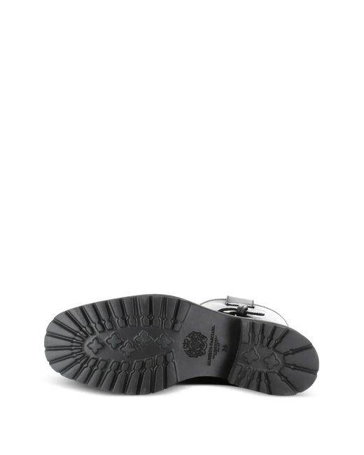 Alberto Fasciani Black Isabel 9003 Buckle-Strap Biker Boots