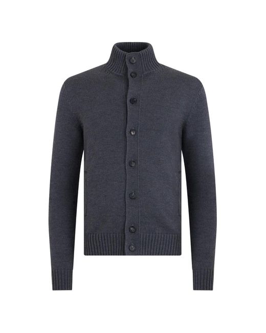 Slowear Geribbeld Vest in het Blue voor heren