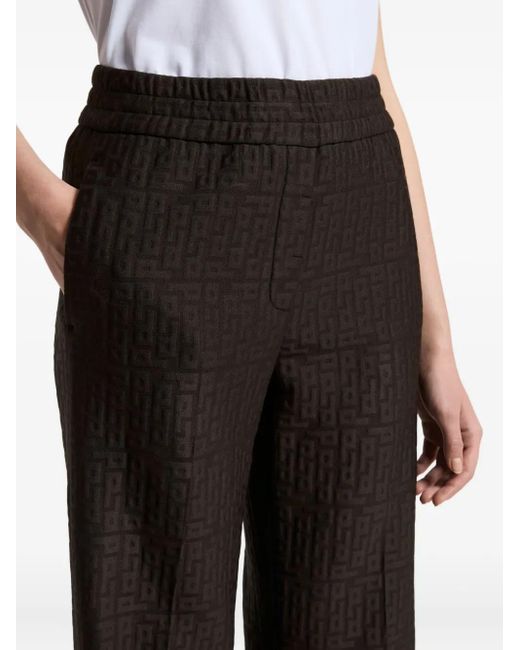 Peserico Black Hose mit geometrischem Muster
