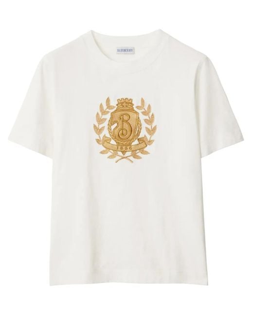 Burberry White T -Shirts