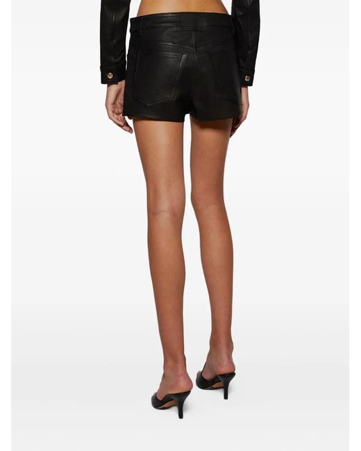 Alexander Wang Black Cotton-Blend Mini Skirt